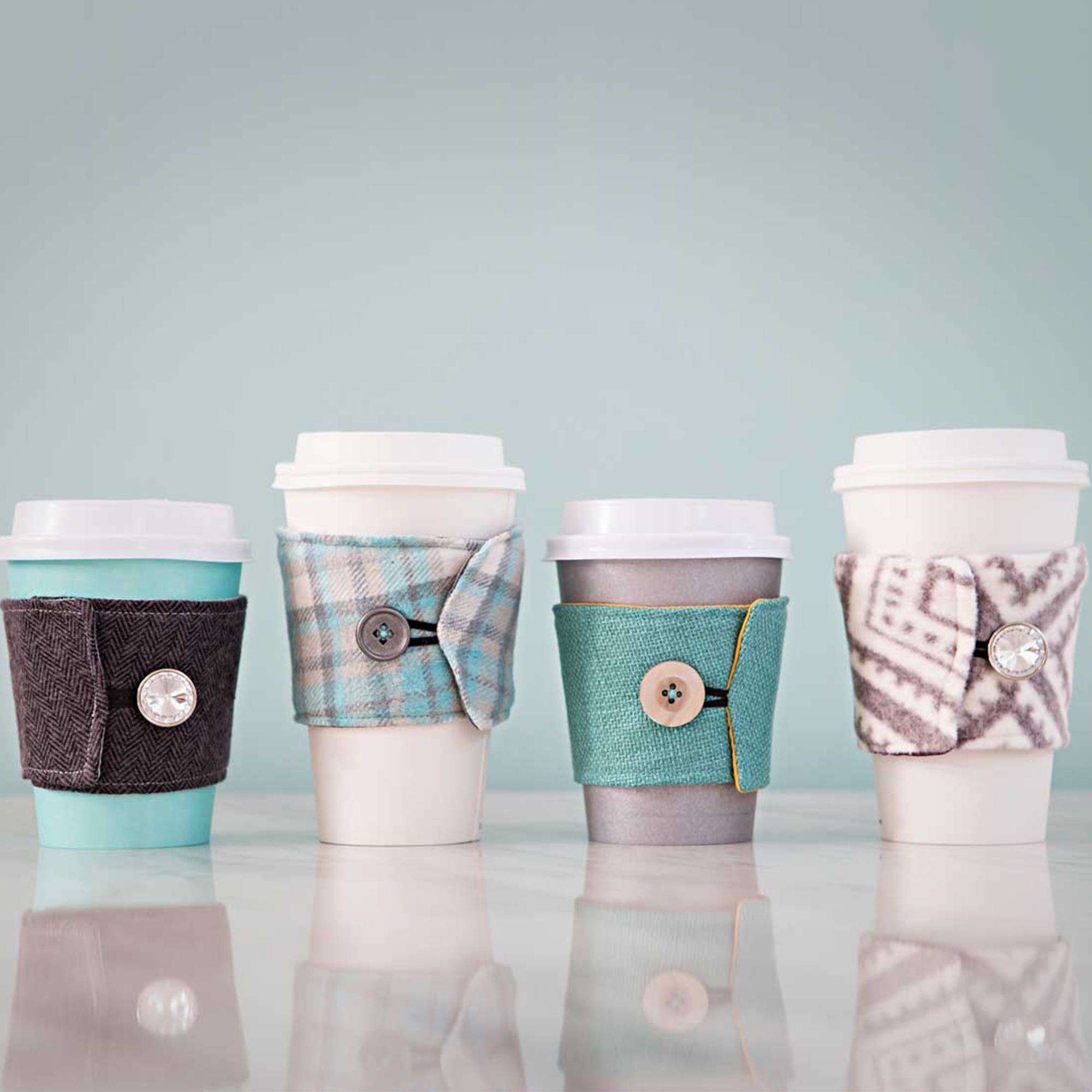 Handiworking: Sew a Coffee Cup Cuff :: Tutorial