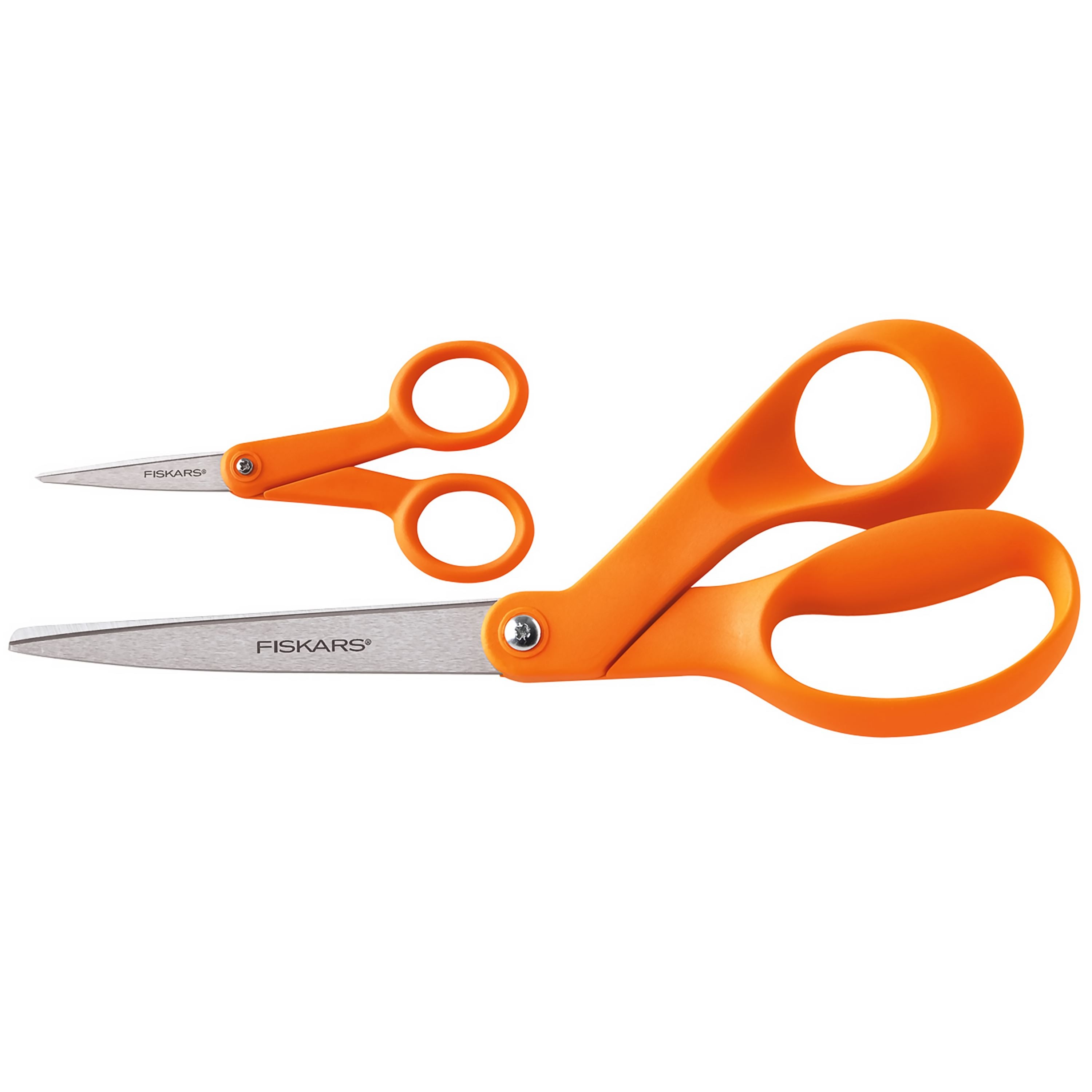 Ronshin Mini Fishing Scissors Stainless Steel Fishing Line Cutter Serrated Scissors, Orange