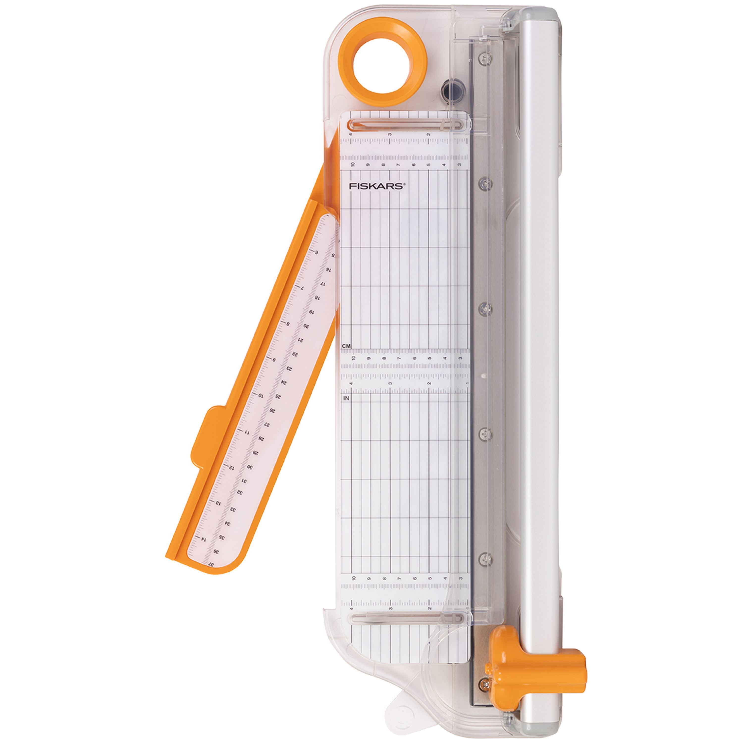 Buy the Fiskars Rotary Paper Trimmer 12-28mm (5448) 020335035614 on SALE  at www.